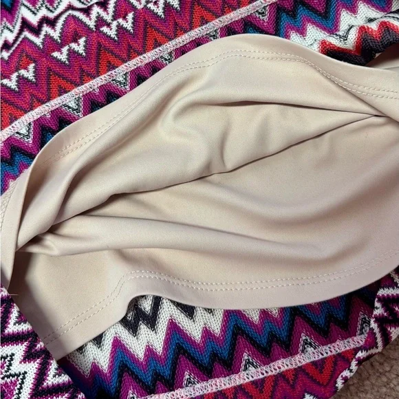 Express Zigzag Patterned Skirt - Picture 4 of 7